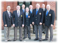 Dale Gamble (Front Centre) EKF Chief Referee
